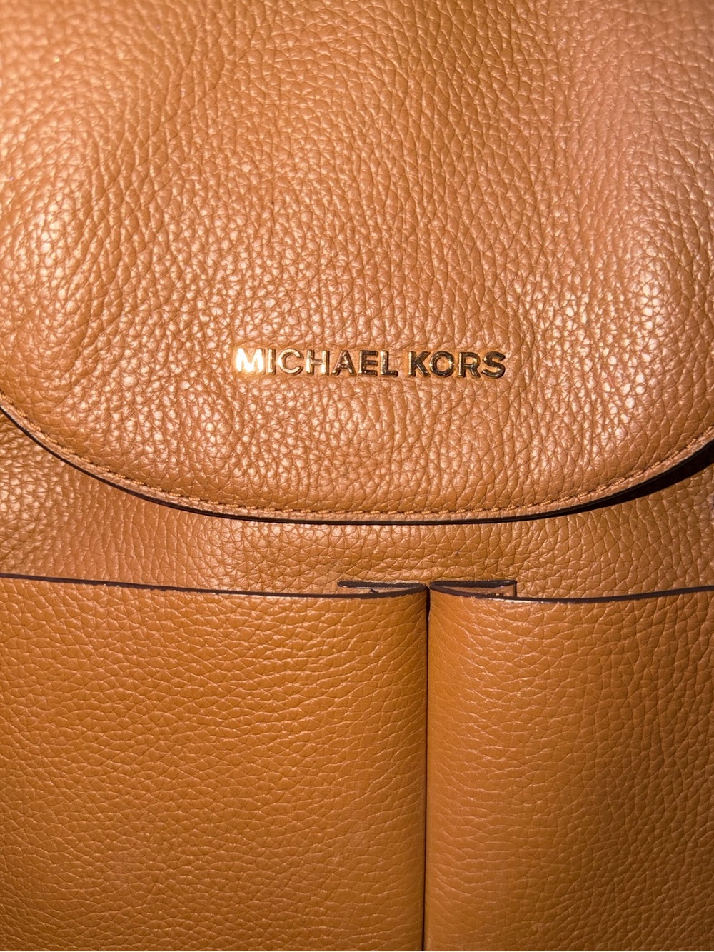 Authentic* Michael Kors Leather Backpack - Picture 9 of 15